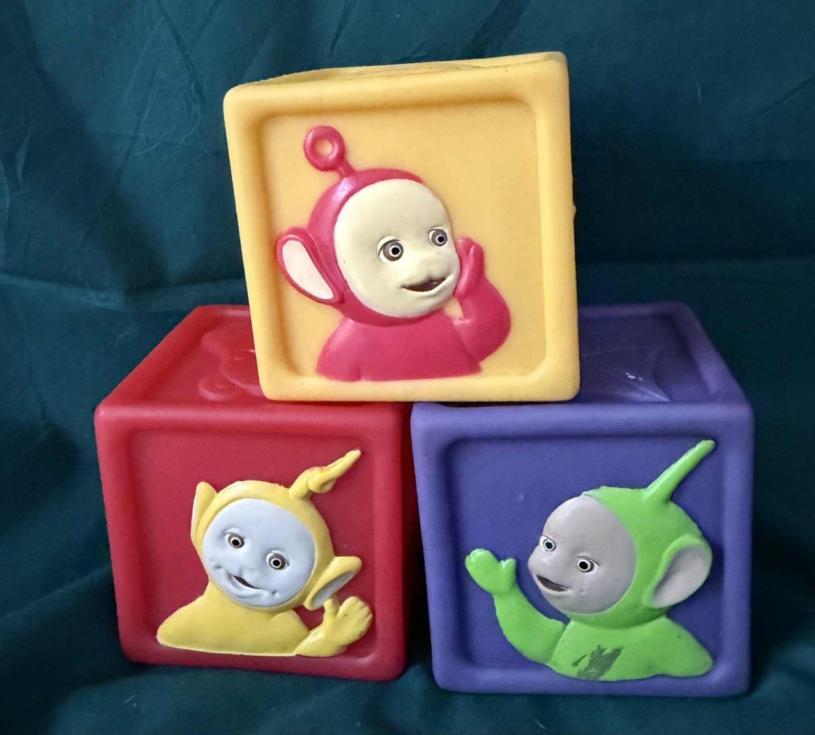 Playskool Teletubbies Soft Stacking Blocks from 1998.