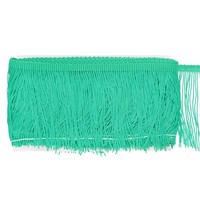 "Kettenfransenbesatz, 5 Yards 4\" Polyester Quaste FüR DIY Dekoration [HellgrüN]"