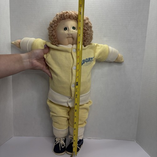 VTG 1984 Cabbage Patch Kids Soft Sculpture The Little People Doll Xavier Roberts - Picture 24 of 24