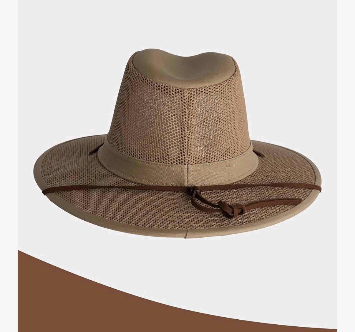 Henschel Men's Packable Aussie Breezer Earth Hat UPF 50+ Size 2XL