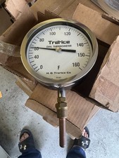 Trerice V80742 Analog Dial Thermometer 0-160 F Temperature Gauge 4-1/2"