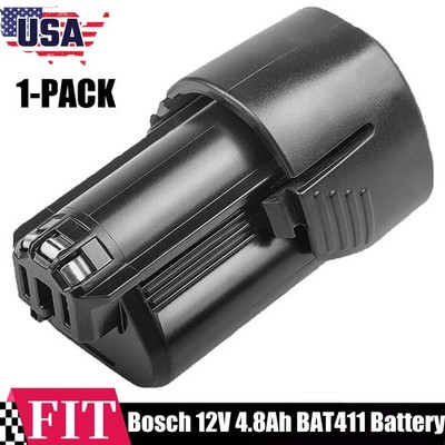 1X 4.8Ah Lithium Battery For Bosch 12Volt BAT411 BAT412 BAT414 GSR GDR GSB GWI
