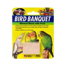 Zoo Med Fruit Bird Banquet Block Small 1 Ounce Pack of 1 