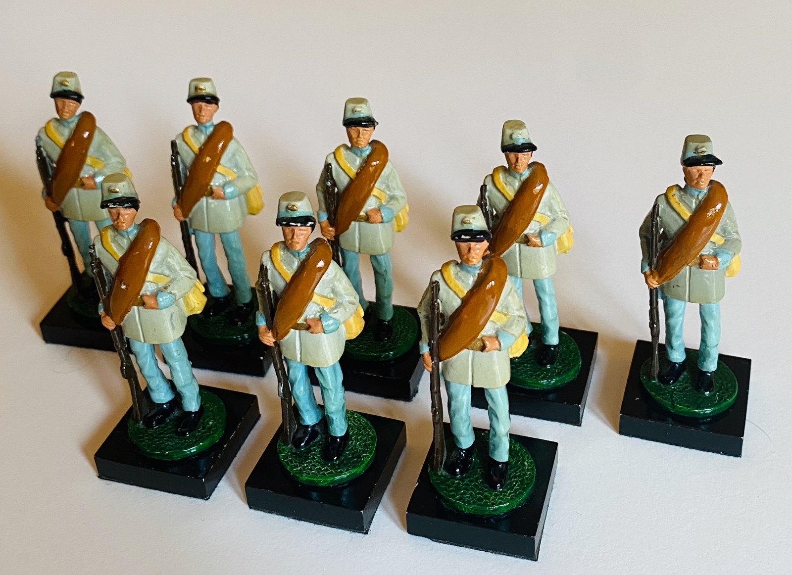 Vintage 1985 - American Civil War Chess Set - Hand Painted - SAC Style - Harrods