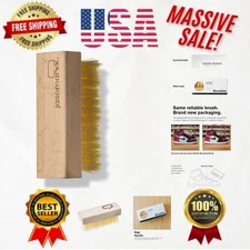 Handcrafted Shoe Cleaning Brush with Wood Handle - For the Dedicated Shoe Lover