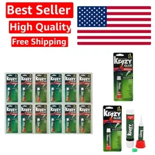 KG585 Instant Purpose Tube Clear Adhesive – Pack of 12, 0.07-Ounce Per Tube