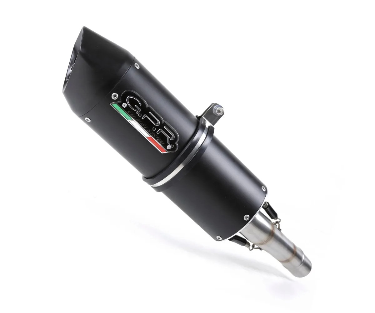Black GPR Exhaust Muffler Furore Evo4 Nero Cata Voge Valico 650 Dsx 2021 2023