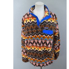 Patagonia Synchilla Snap-T Fleece Medium Anthos Pullover Women 25455 Lightweight