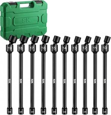 Sk 38 Drive Pinless Universal 360 Swivel Socket Set