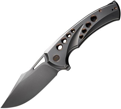 We Knife Co Ltd Swiftfin Framelock Gray Folding Knife