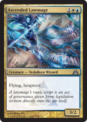 Ascended Lawmage - Dragon's Maze #53/156 MTG Magic The Gathering