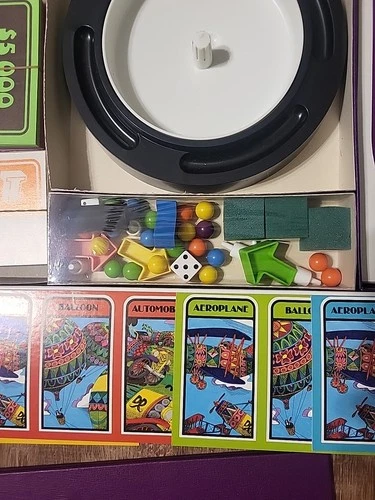 The Magnificent Race Board Game 1975 Vintage Parker Brothers No Instructions