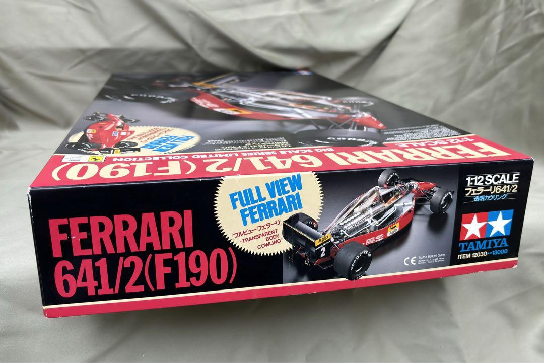 TAMIYA 1/12フェラーリ TAMIYA 1/12 FERRARI 641/2 F190 FULL VIEW LIMITED COLLECTION