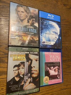 Charlize Theron Dvd Blu Ray Lot Last Face Prometheus The Yards Young Adult