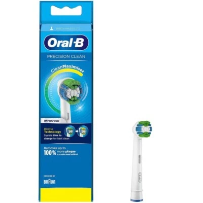 Oral-B Precision Clean Replacement Electric Toothbrush Heads 100% Genuine Braun