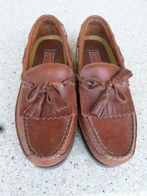 Sperry Top-Sider Brown Leather Kiltie Tassel Loafer Boat  display picture 1