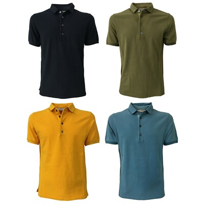 Herren Poloshirt Jersey Kurzarm ALPHA STUDIO AU-7451/BS 100% Baumwolle
