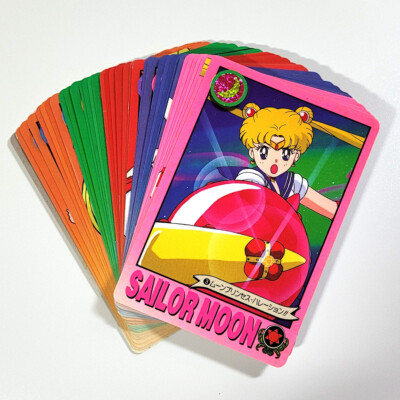 未開封　Sailor Moon Card File 1993 美少女戦士 Sailor Moon Graffiti 1 Regular Base Card SET of 36 Vintage Japan