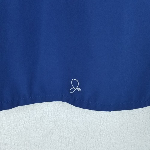 Women's Jaanuu Medical Scrub Top Royal Blue Large Hospital Scrubs Stretch - Picture 2 of 5