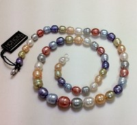 Honora Bold Color 9mm Freshwater Cultured Pearl Strand Necklace-20 Honora Bold Color 9mm Freshwater Cultured Pearl Strand Necklace-20