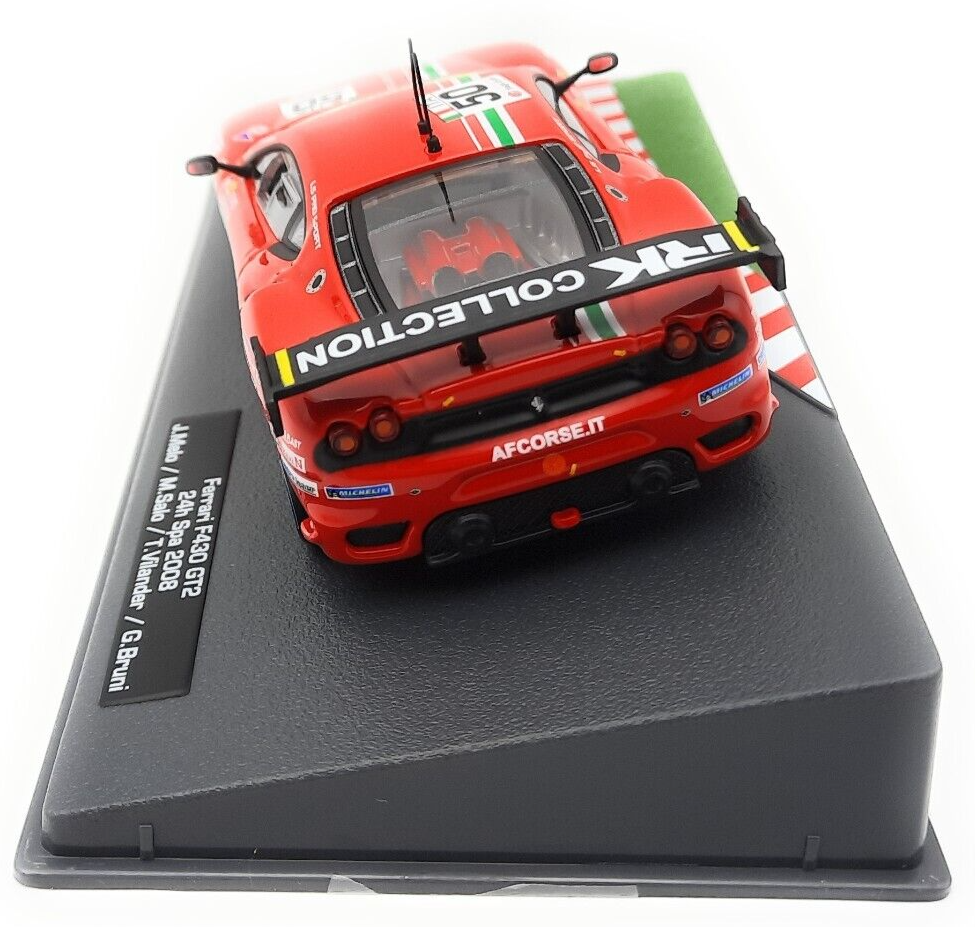 1/43 Ferrari F430 GT2 24h Spa 2008 red. Melo/Salo/Vilandar. Altaya