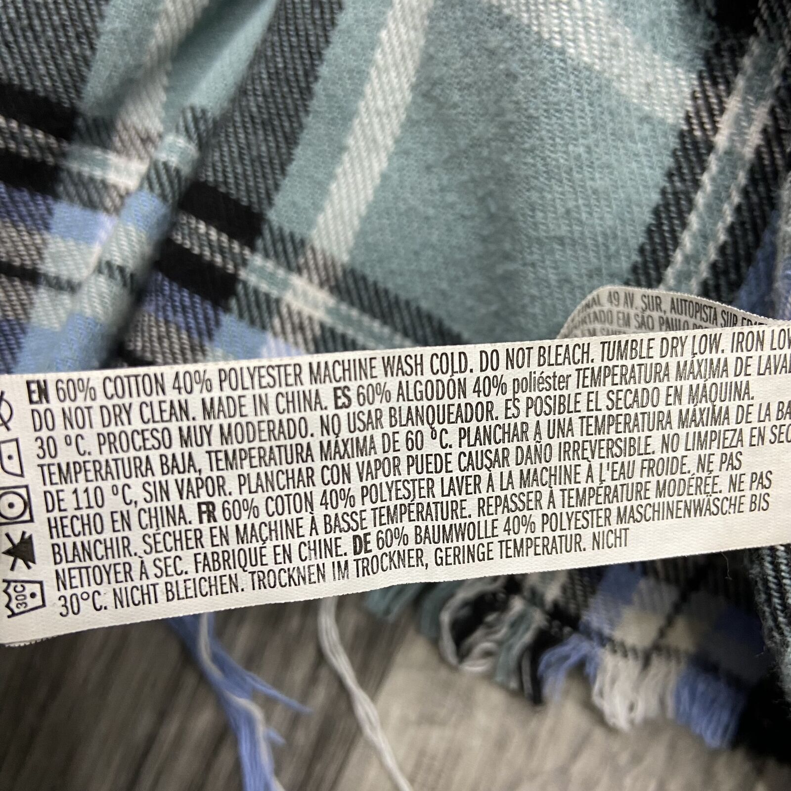 FOREVER 21 Collared Button Down Grey Plaid Croppe… - image 10