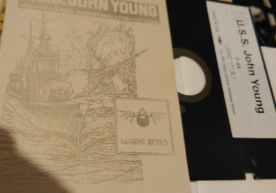 U.S.S. John Young (C 64) Commodore C64 (Disk + Manual) works