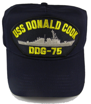 USS DONALD COOK DDG-75 HAT USN NAVY SHIP ARLEIGH BURKE CLASS