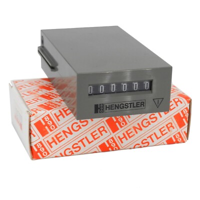 HENGSTLER COUNTER, 24 VDC, SIX DIGIT, 890 SERIES, $135 RETAIL, NEW!!