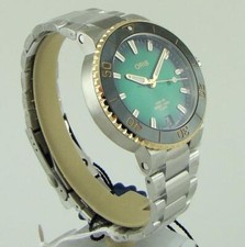 New 2026 Oris Aquis Date Green Dial Gold 41mm 01 400 7769 6357-07 8 22 09PEB 4