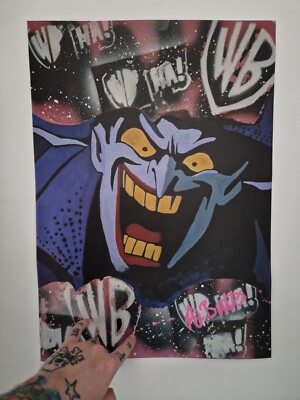 The Batman. A2 Der Joker Fine Art Print. Poster. The Batman Animated Series