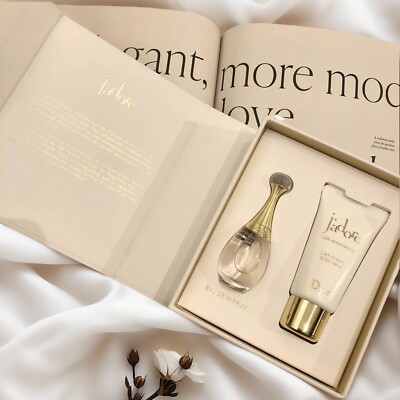 New Dior Gift Sets: Mini Perfume 5ml/10ml Body Milk /Shower Gel 20ml with  bag UK - Main Image