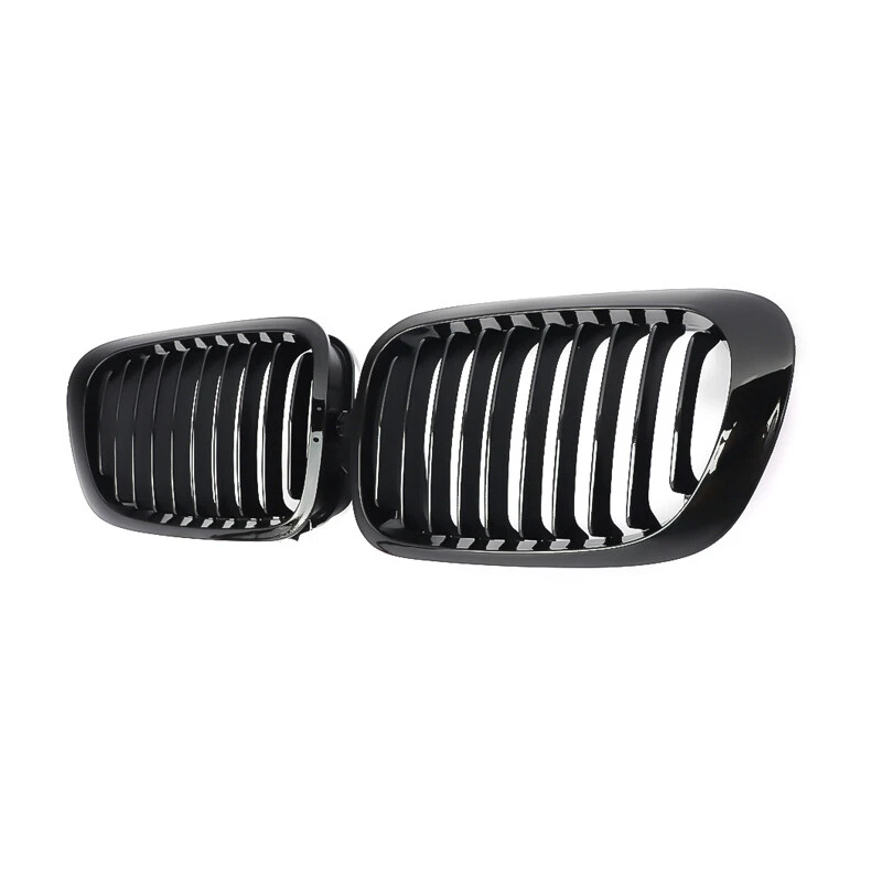 Gloss Black Kidney Grill Grille For BMW E46 320i 323i 328i 330Ci Coupe 1999-2002 Foto 2 de 4