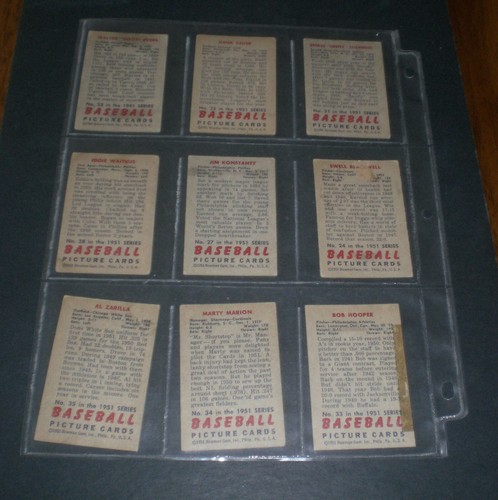 CARTE DA BASEBALL BOWMAN 1951 - A SCELTA - SCEGLI TU - 2/$10 - Foto 4 di 12