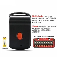 2PC For Linear 3089 Multi-Code Remote Transmitter Gate Garage Opener (308911)---