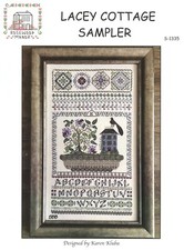 Rosewood Manor Designs / Karen Kluba  S-1335 Lacey Cottage Sampler