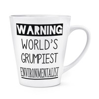 Warnung World's Grumpiest Environmentalist 341Ml Latte Becher Tasse Toll Best