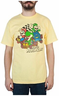 mario kart t shirt mens