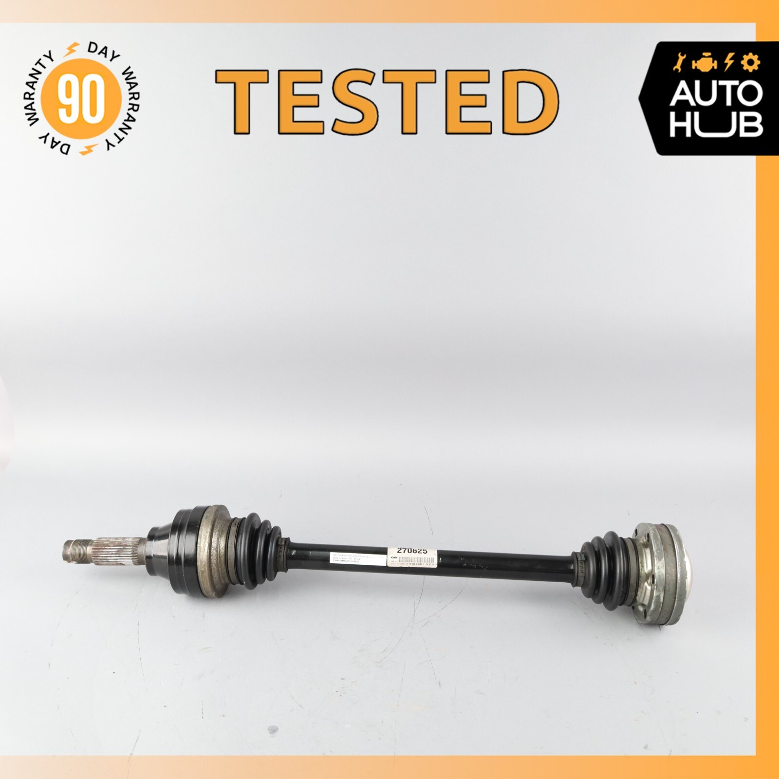 08-19 Maserati GranTurismo M145 Rear Right or Left Side Axle CV Half Shaft OEM