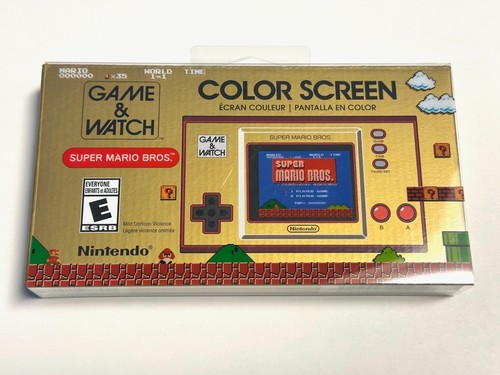 Factory Sealed Case of 4 Game & Watch Super Mario Bros 35th Anniversary Wata VGA - Picture 2 of 3