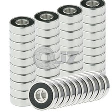 50x 608-2rs ABEC-5 Ball Bearing 8mm x 22mm x 7mm 3D Printer Prusa Mendel RepRap