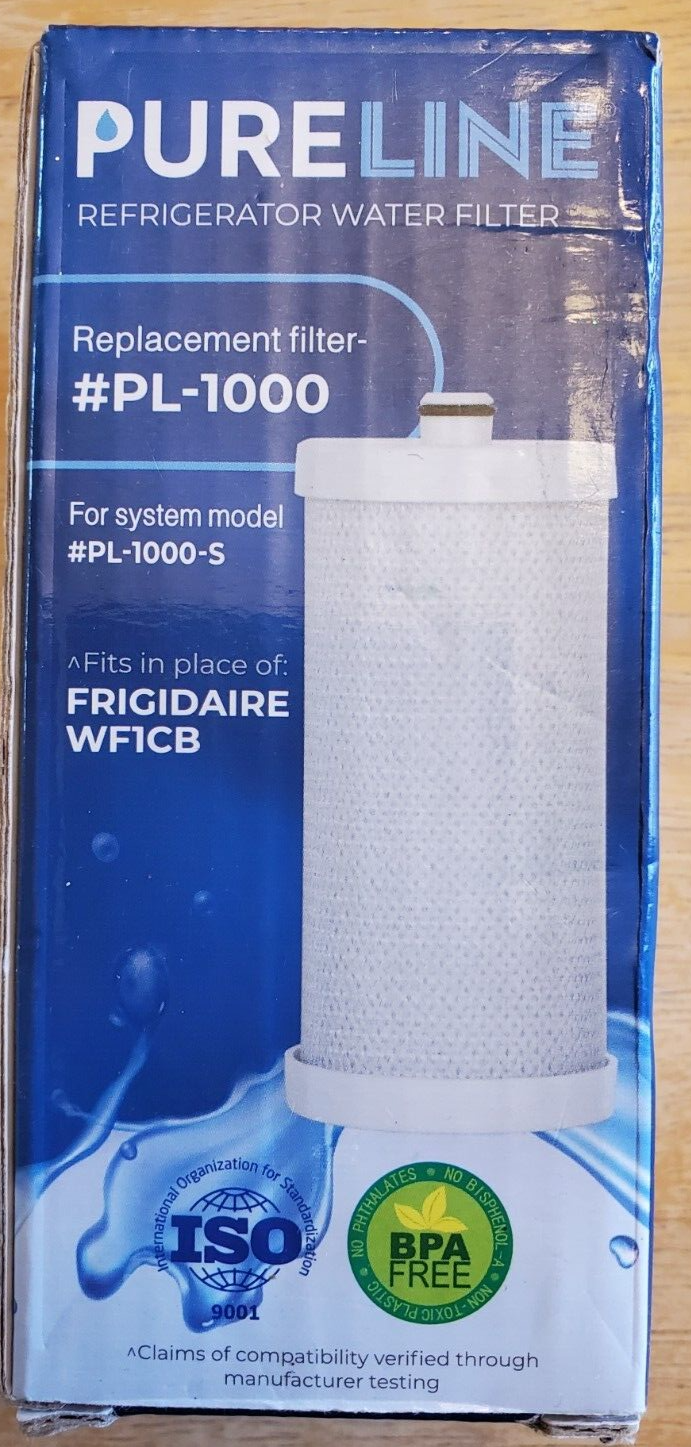 New Pureline Refrigerator water filter PL1000 Replaces Frigidaire