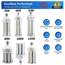 Outdoor Factory Warehouse High Bay Area Light 27w-125w Led Corn Cob Light Bulb Outdoor Factory Warehouse High Bay Area Light 27w-125w Led Corn Cob Light Bulb