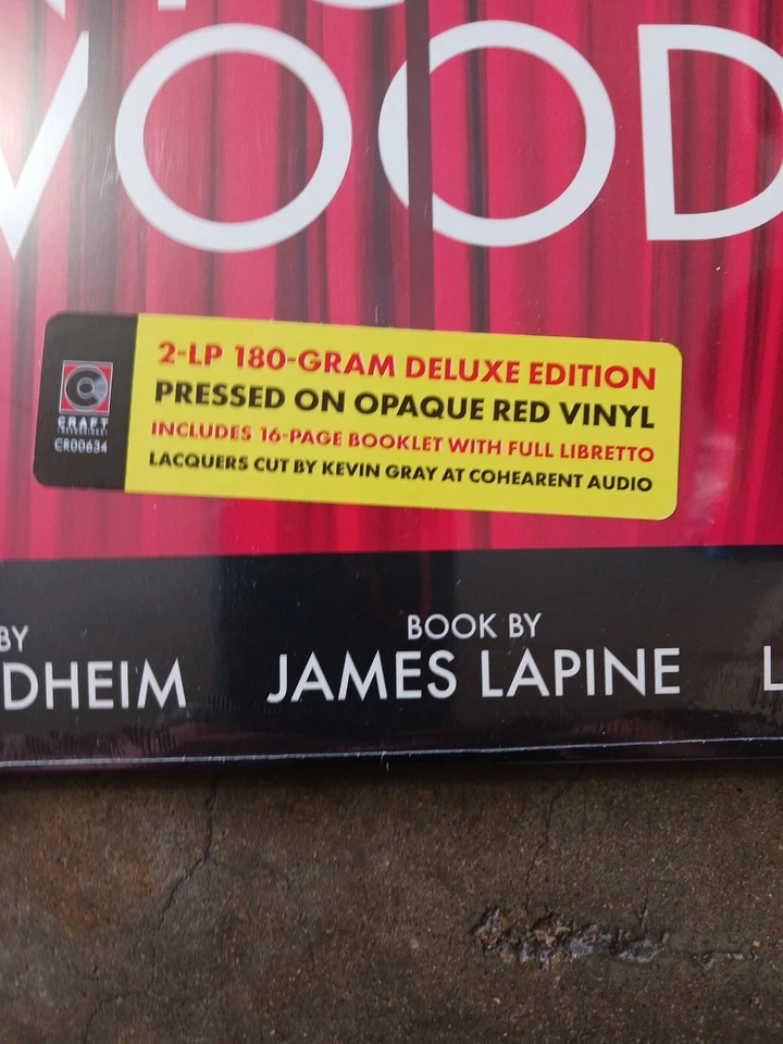 Into The Woods by SONDHEIM STEVEN  BAREILLES SARA 2LP RED Vinyl Deluxe Edition  Foto 2 de 3