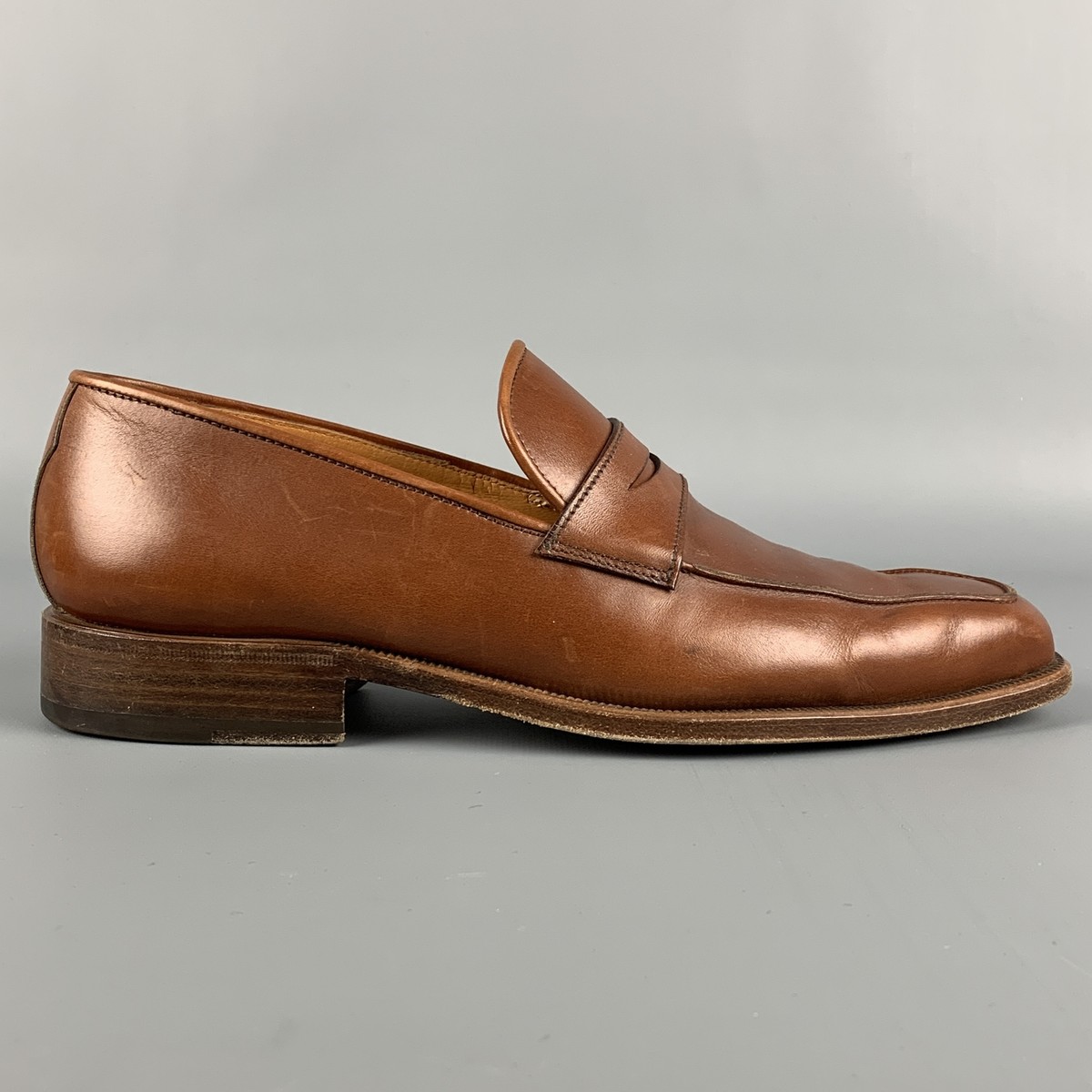 BARRETT x WILKES BASHFORD Size 7.5 Tan Leather Slip On 