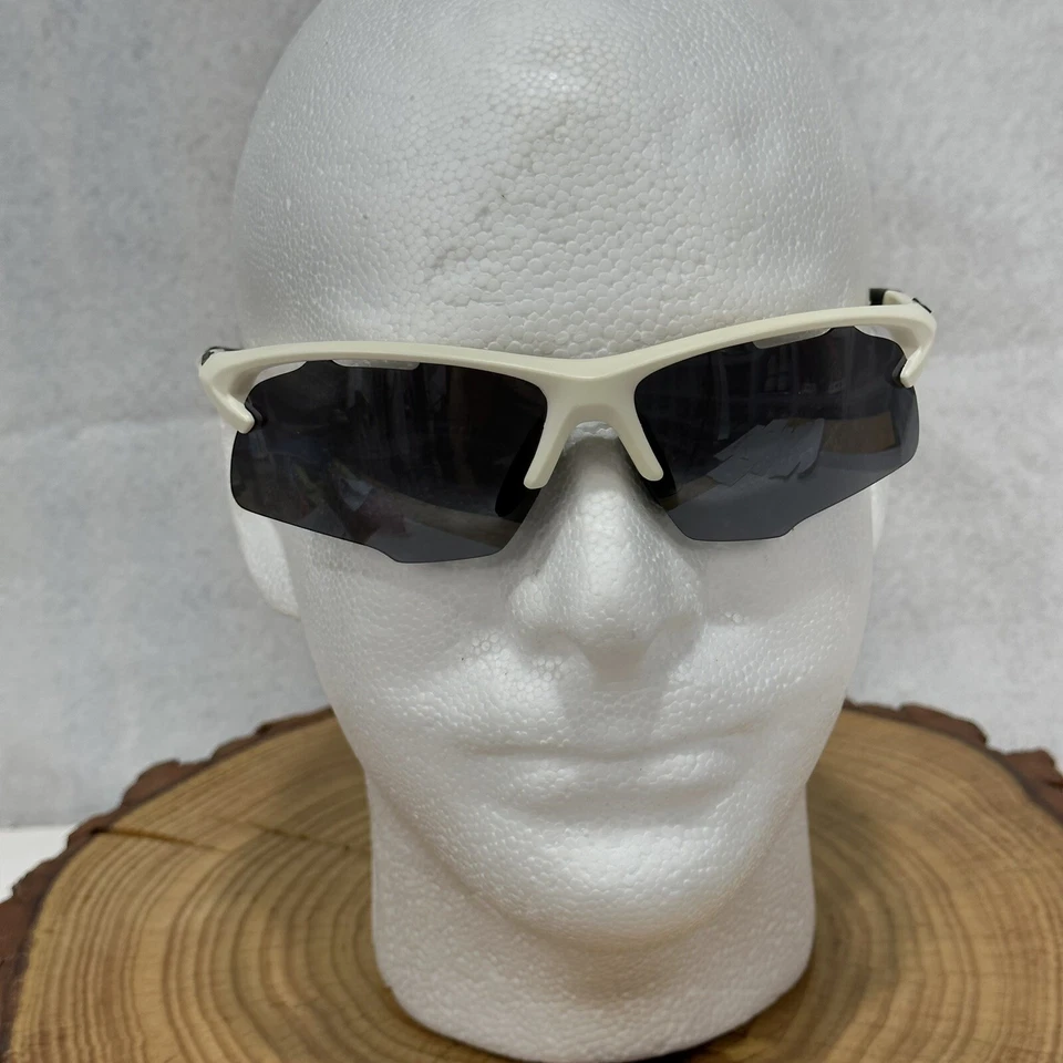 Ironman 1802 Sunglasses Vintage Blade White Polarized Y2K Wrap - Image 2 of 4