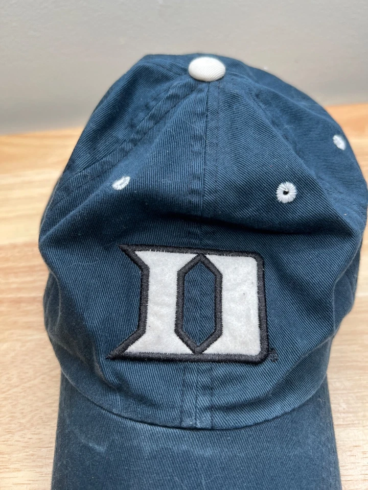 Duke Blue Devils Baseball Hat Mens 7 5/8 Blue Strapback Cap Sports NCAA College - Image 4 of 4