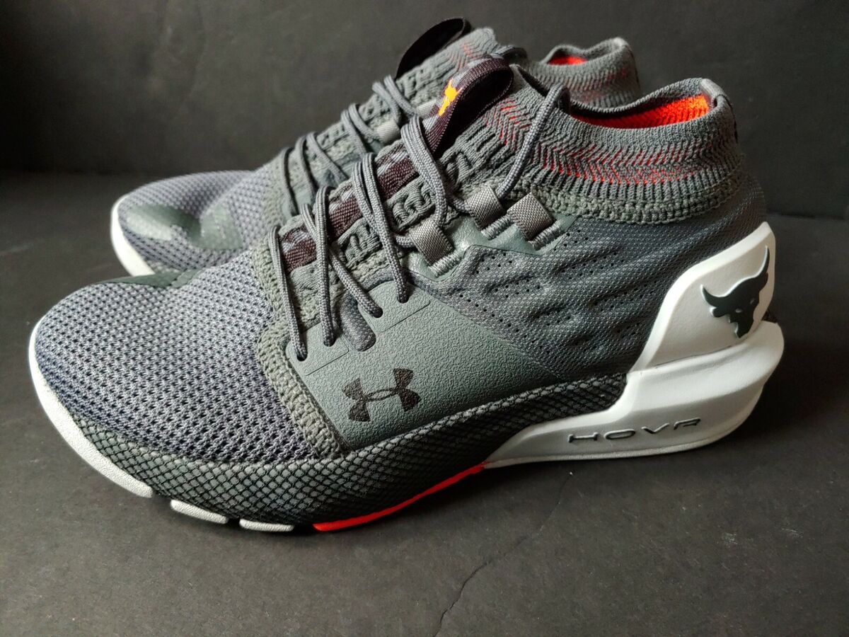 Under Armour HOVR Project Rock 2 Grey Running Shoes 3022704 Under Armour HOVR Project Rock 2 Grey Running Shoes 3022704