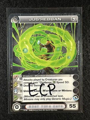 Chaotic TCG 3 Max ECP Jus'hebban 37/100 ROTO 1st Ed Common NM/LP