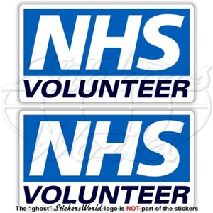 NHS PROUD KEY WORKER Bumper Sticker 155mm Virus Support Charity - Foto 5